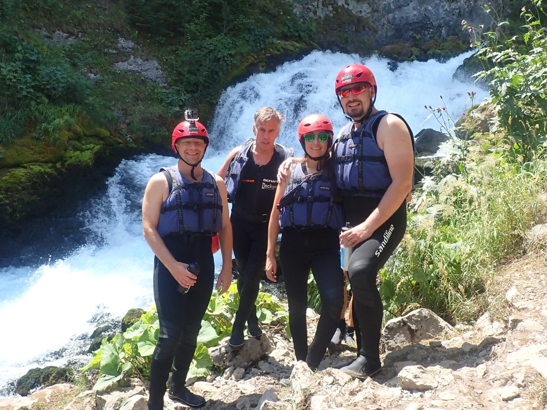 Tara River Rafting, A short hike to a beautiful Waterfall