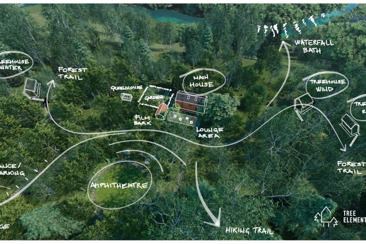 Tree Elements lombházak